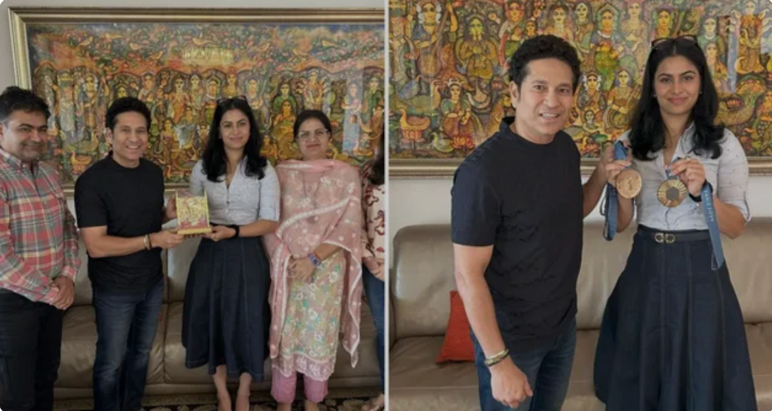 Manu Bhaker on Meeting Sachin Tendulkar: “I Grew Up Watching Him”